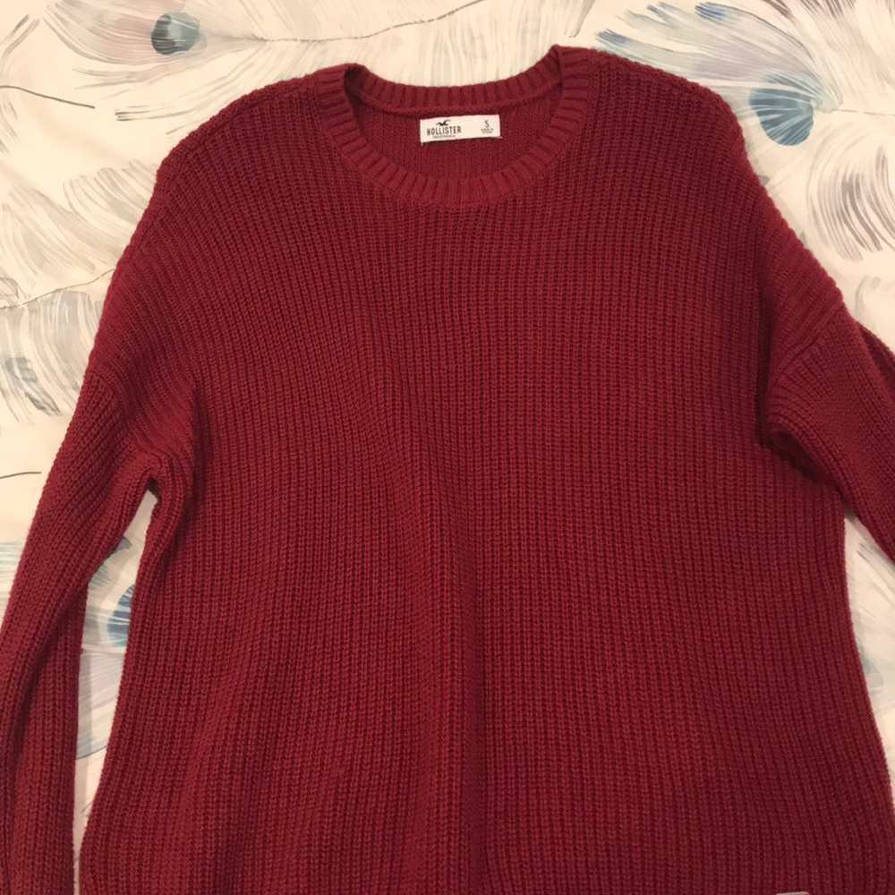 Maroon Hollister Sweater NBW